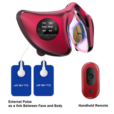 V - shaped Facial Massager Lift and Tighten Massager Muscles Mandibular Weight Loss Instrument Face Care Phototherapy Masajeador - Epic Trends and Gifts - Skin Care Tools - Sd2c6436b41e74044a6bd2296c86a1684U